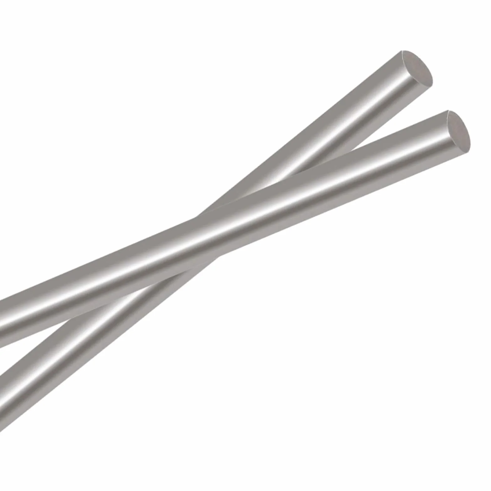Tondo in acciaio Barra tonda solida in acciaio inossidabile 304, lunghezza 50 cm, diametro 16-20 mm, confezione da 2 for fai da te(16mm)
