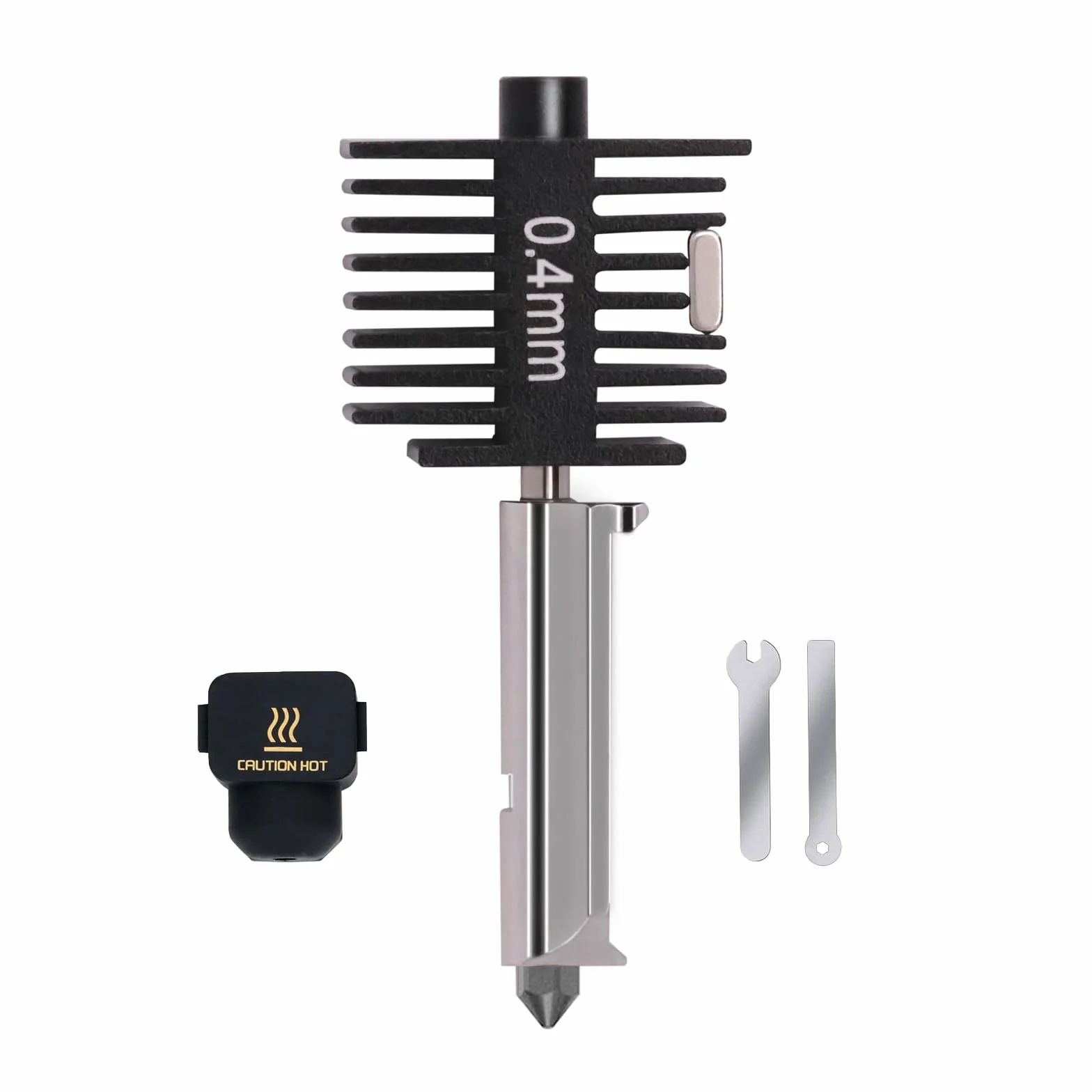 Kit di aggiornamento Hotend A1 Mini per stampante 3D, blocco calore con ugello acciaio 0,4 mm e calzino silicone per Bambù Lab A1/A1 Mini