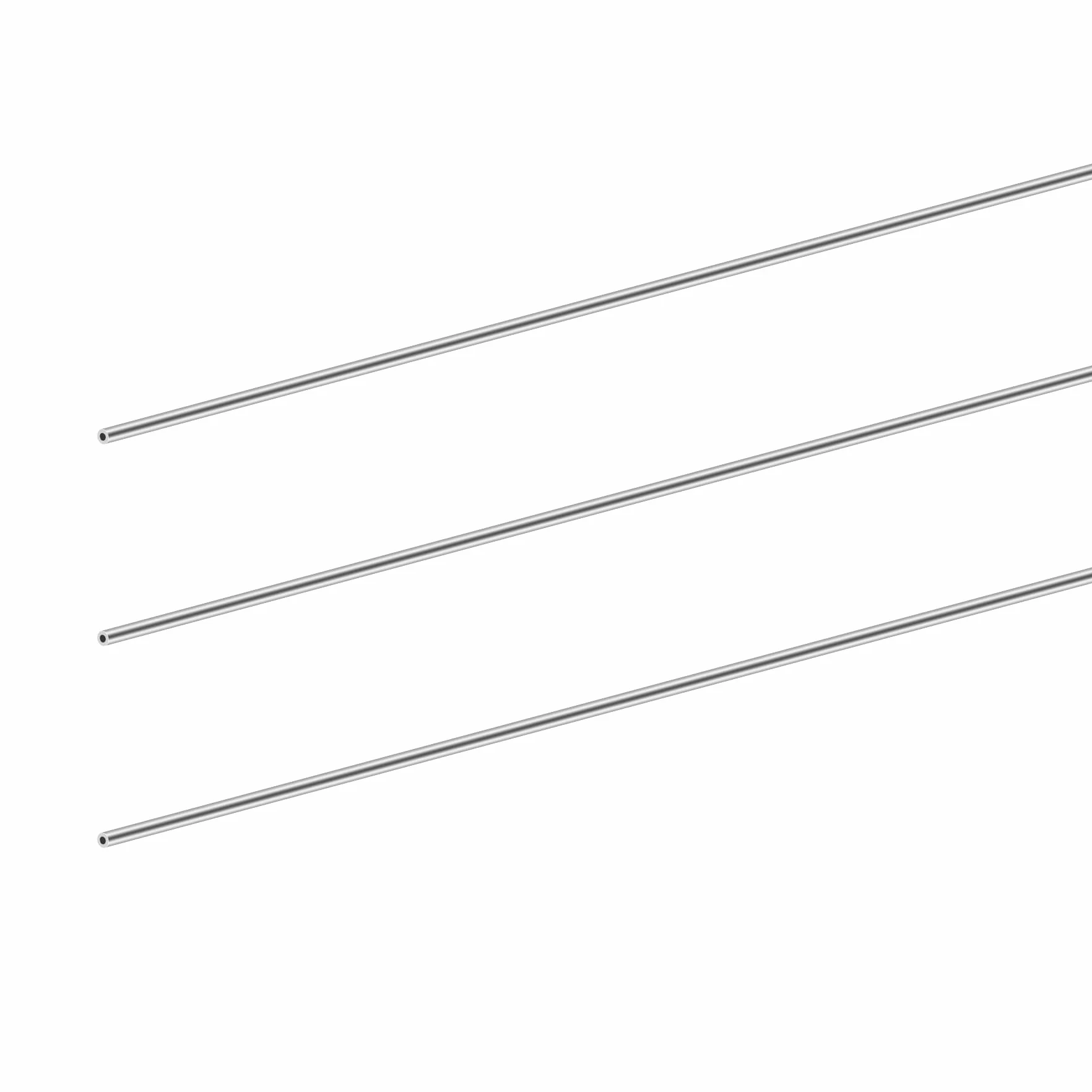 Tubi rotondi in acciaio inossidabile 304, diametro esterno 3 mm, spessore parete 0,8 mm, lunghezza 300 mm, tubo in acciaio inossidabile senza giunzioni, per macchinari industriali,
