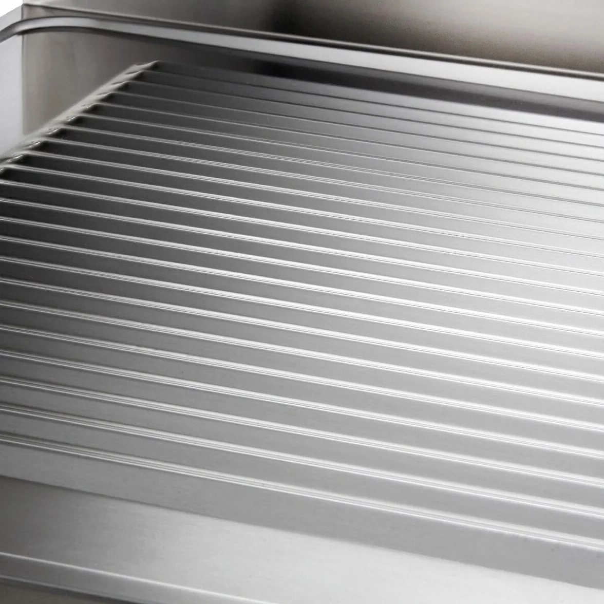 GastroHero Lavello da cucina in acciaio inox, 120 x 70 cm, con lavello destro, in acciaio inox con base