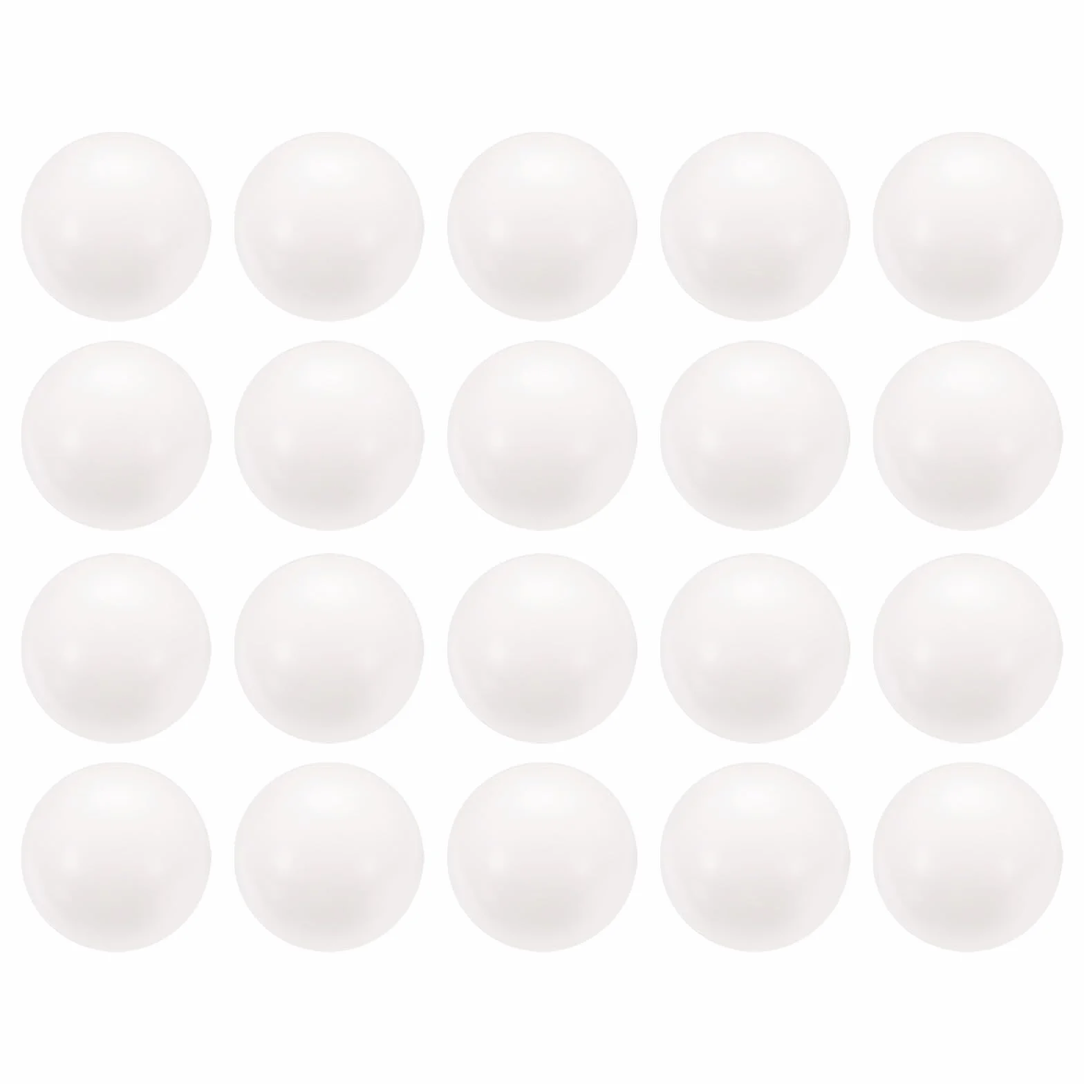 QUARKZMAN 20pz Sfere di Cuscinetto in Plastica 3/4" 19.05mm, Sfere Pom di Precisione