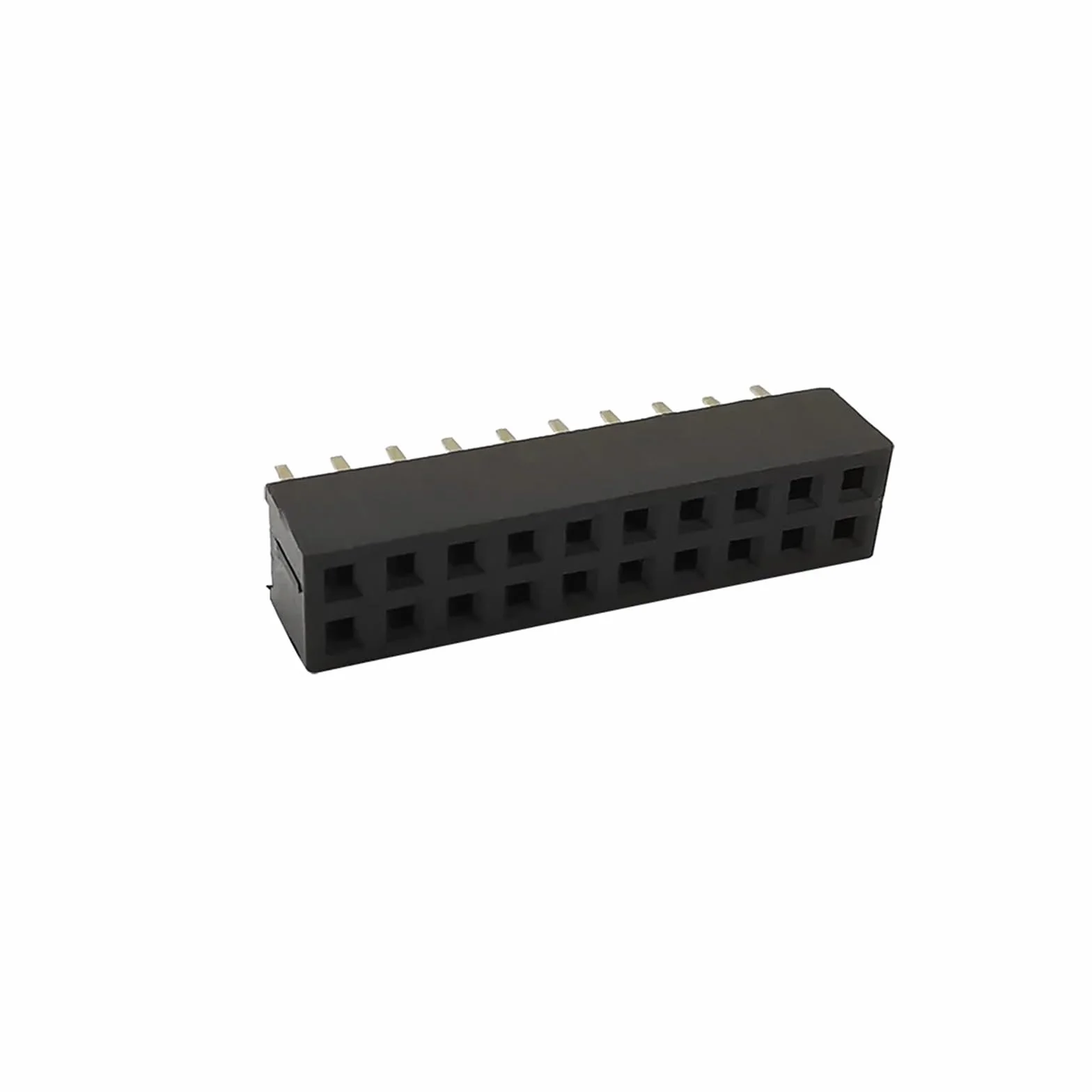 MIUYTRN 10 Pezzi 2 mm 2,0 mm Passo 2x2/3/4/5/6/7/8/9/10/12/15/20/22/25/30/40 Pin Doppia Fila Femmina Dritto connettore a Striscia Presa cuicui(2x8Pin)