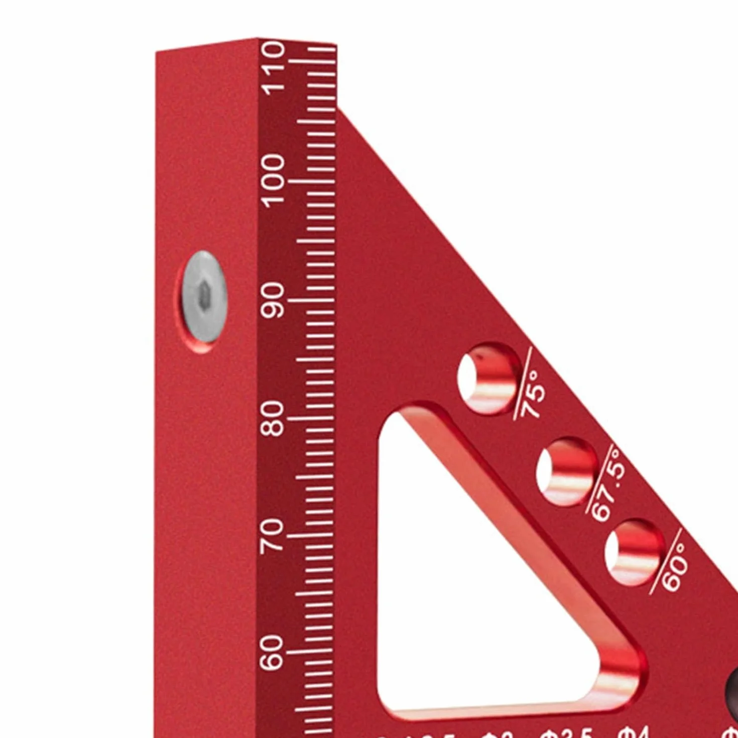 Quadrato Mitre 3D, Regola di misura multi-angolare, Strumento di precisione in lega di alluminio per falegnameria, 15