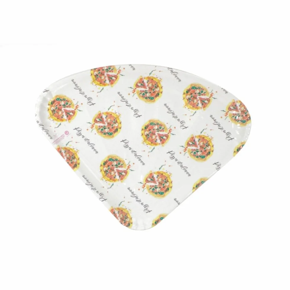 Piatto Pizza in Cartoncino Politenato 350 gr 1/4 100 Pezzi