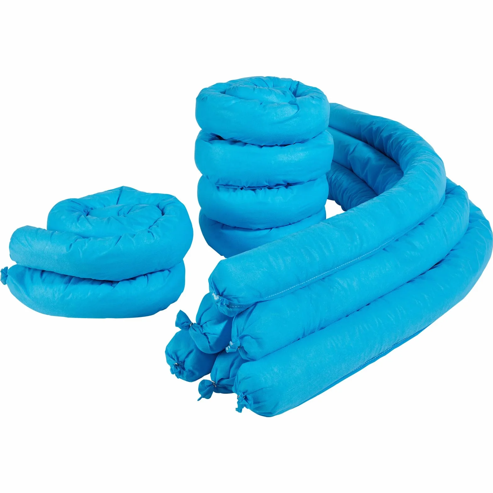 VEVOR Calzino assorbente universale, Serpente assorbente dell'acqua, Capacità 20 galloni, 3" x 47,24" Calzino per controllo delle fuoriuscite resistente alla muffa, 12 pezzi