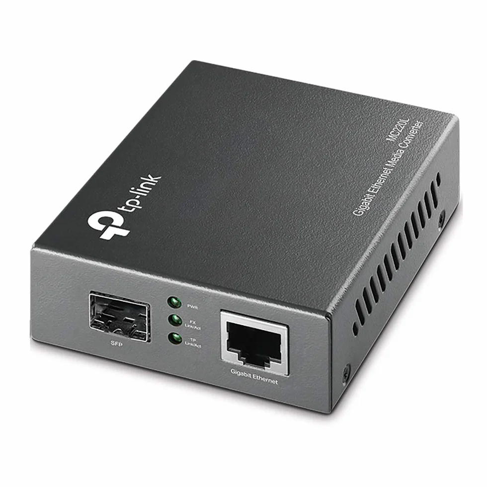 TP-Link MC220L Gigabit SFP Media Converter IEEE 802.3ab 802.3z