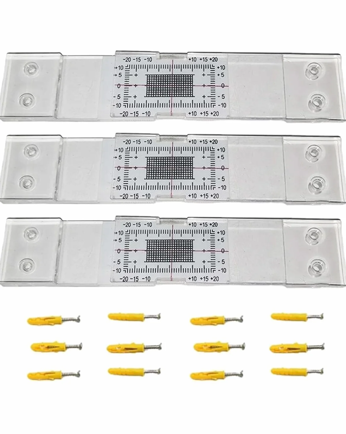 Crack Gauge Monitor Manuale per Misurazione Lesioni e Crepe Muratura 3 Set