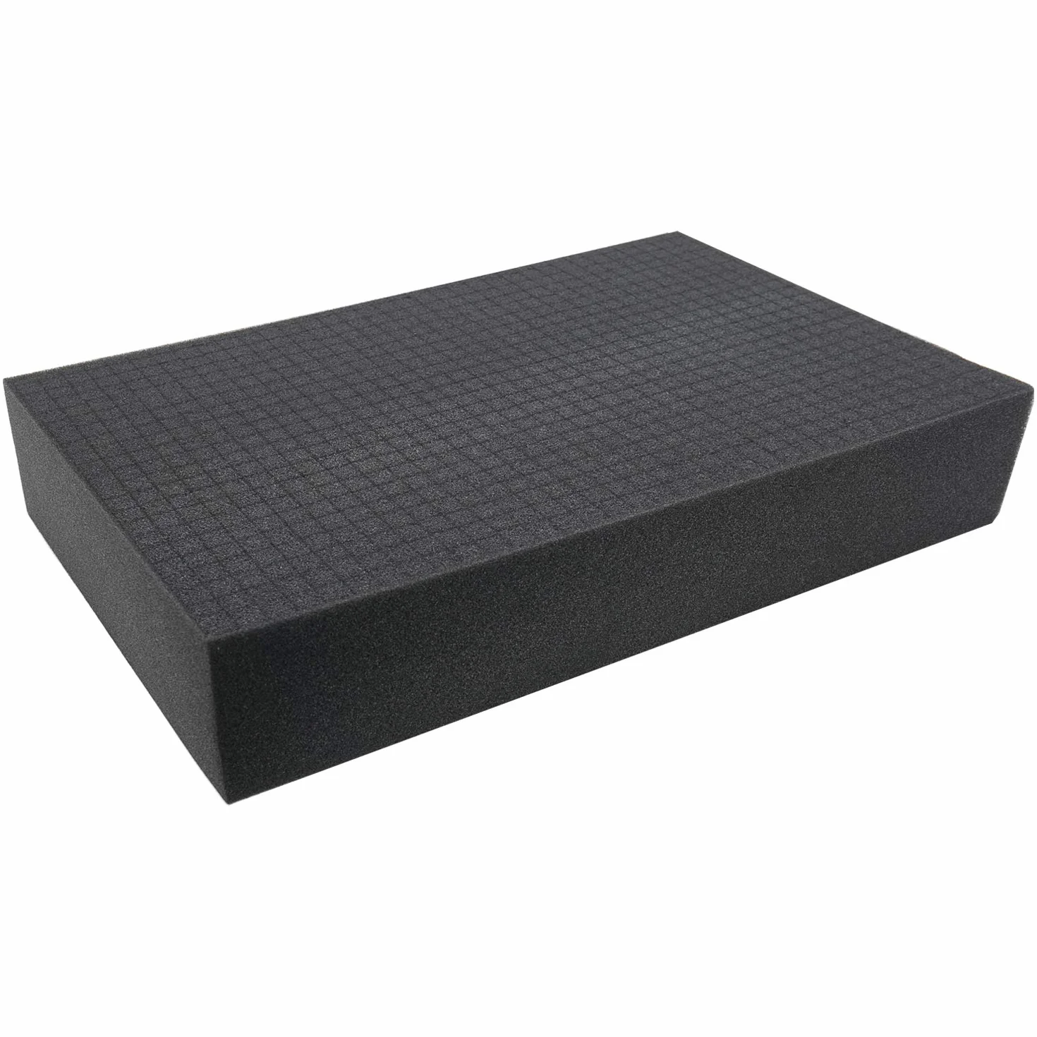 HMF 1456-100 - Gommapiuma a griglia, 345 x 550 mm, doppio formato, per valigetta, piano del tavolo, altezza: 100 mm