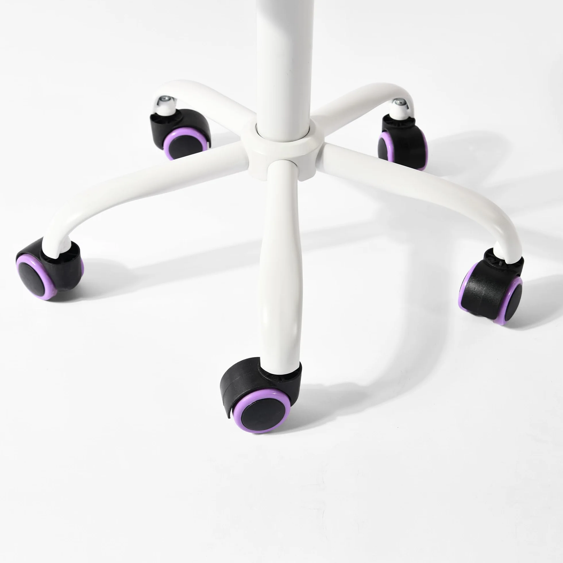 FurnitureR Sedia ergonomica scolastica con schienale in rete traspirante, altezza regolabile, viola morandi