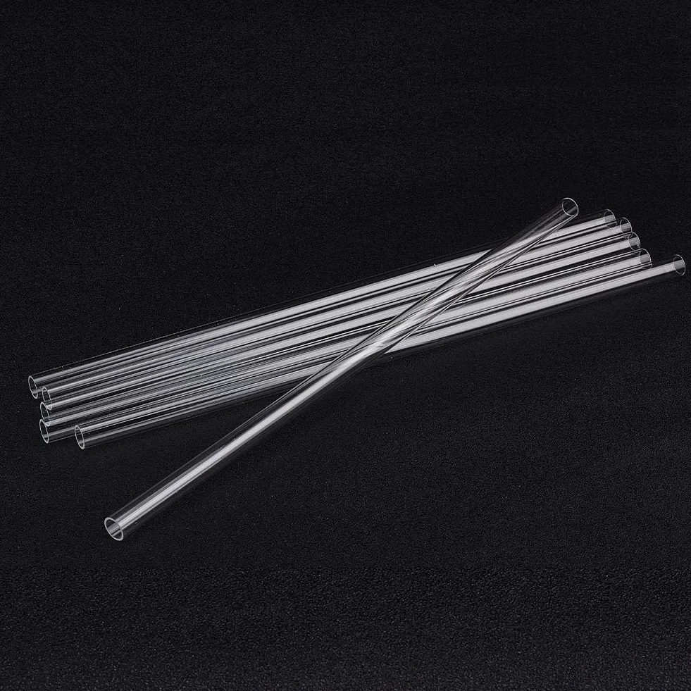 PH PandaHall Tubo Acrilico Rigido 35cm 12mm OD 10mm ID Trasparente per Illuminazione 6 pz