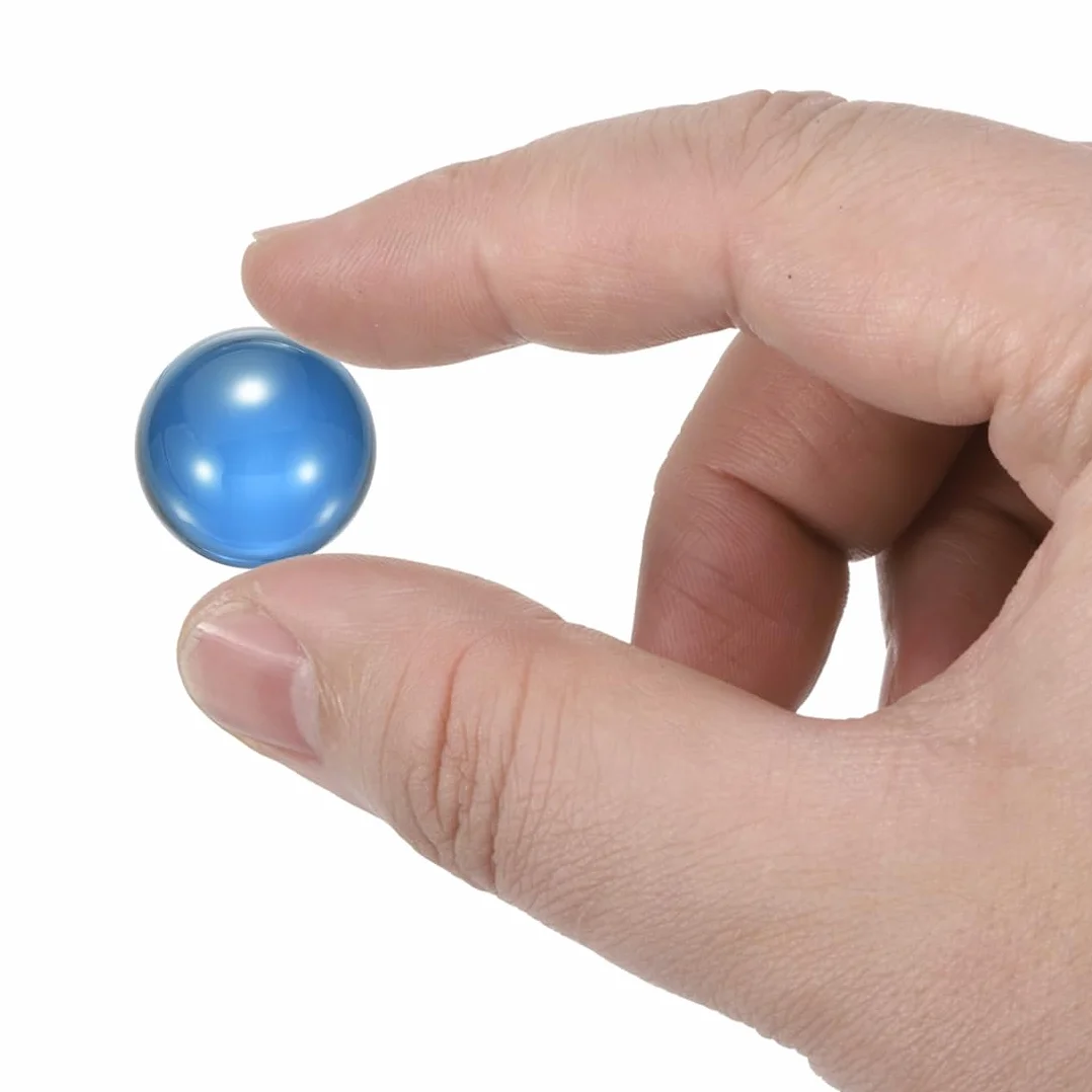 QUARKZMAN Sfera Acrilica Trasparente Per Giocoleria 1"- 25mm Blu