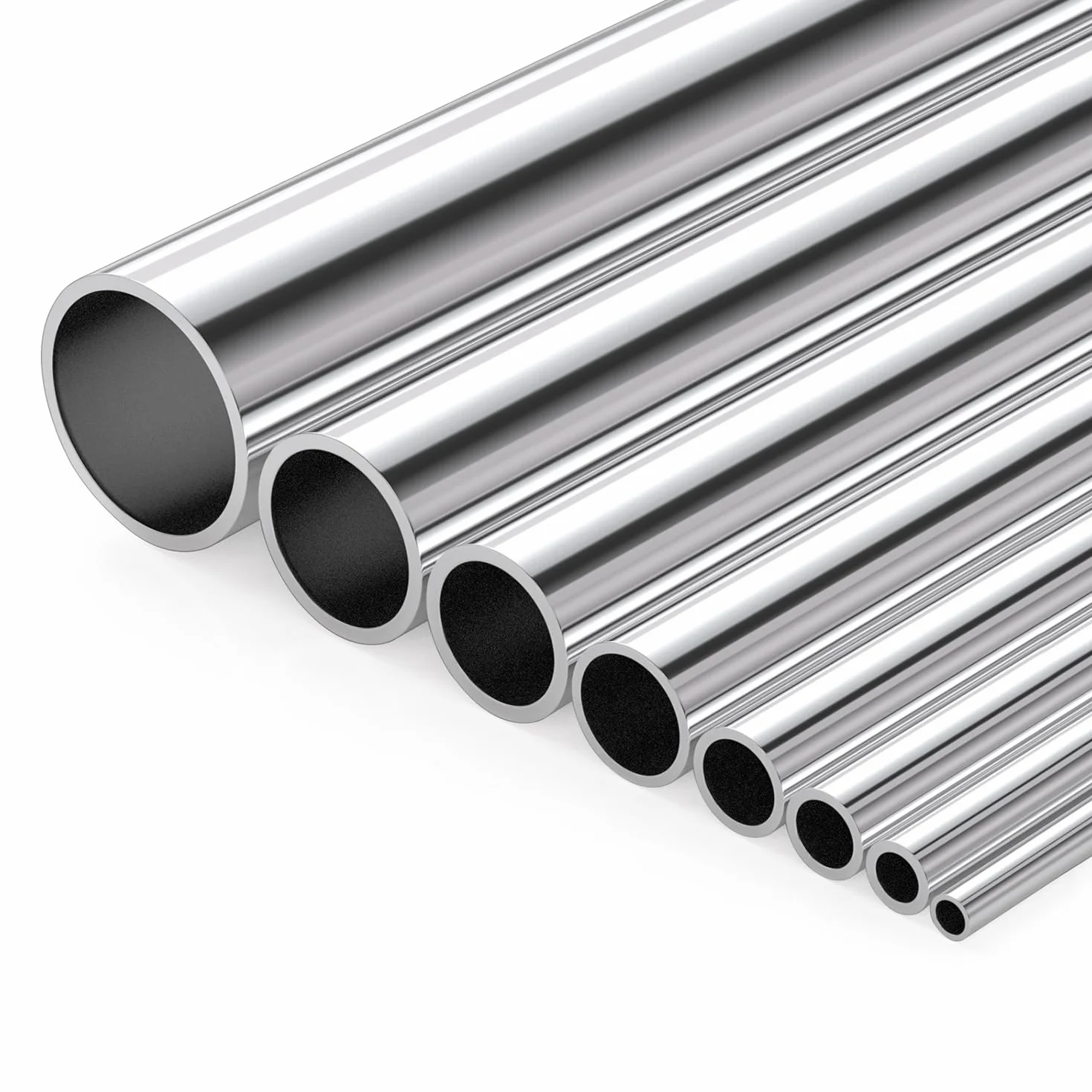 Tubo in Acciaio Inox Ø4mm (5/32") V2A Lunghezza 300mm 6 Pezzi