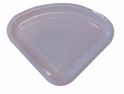 SDG PZ 100 Piatto Triangolare TRANCIO Pizza in CARTONCINO da ASPORTO Vassoio in Carta per Alimenti Paper CABARE' 1/4