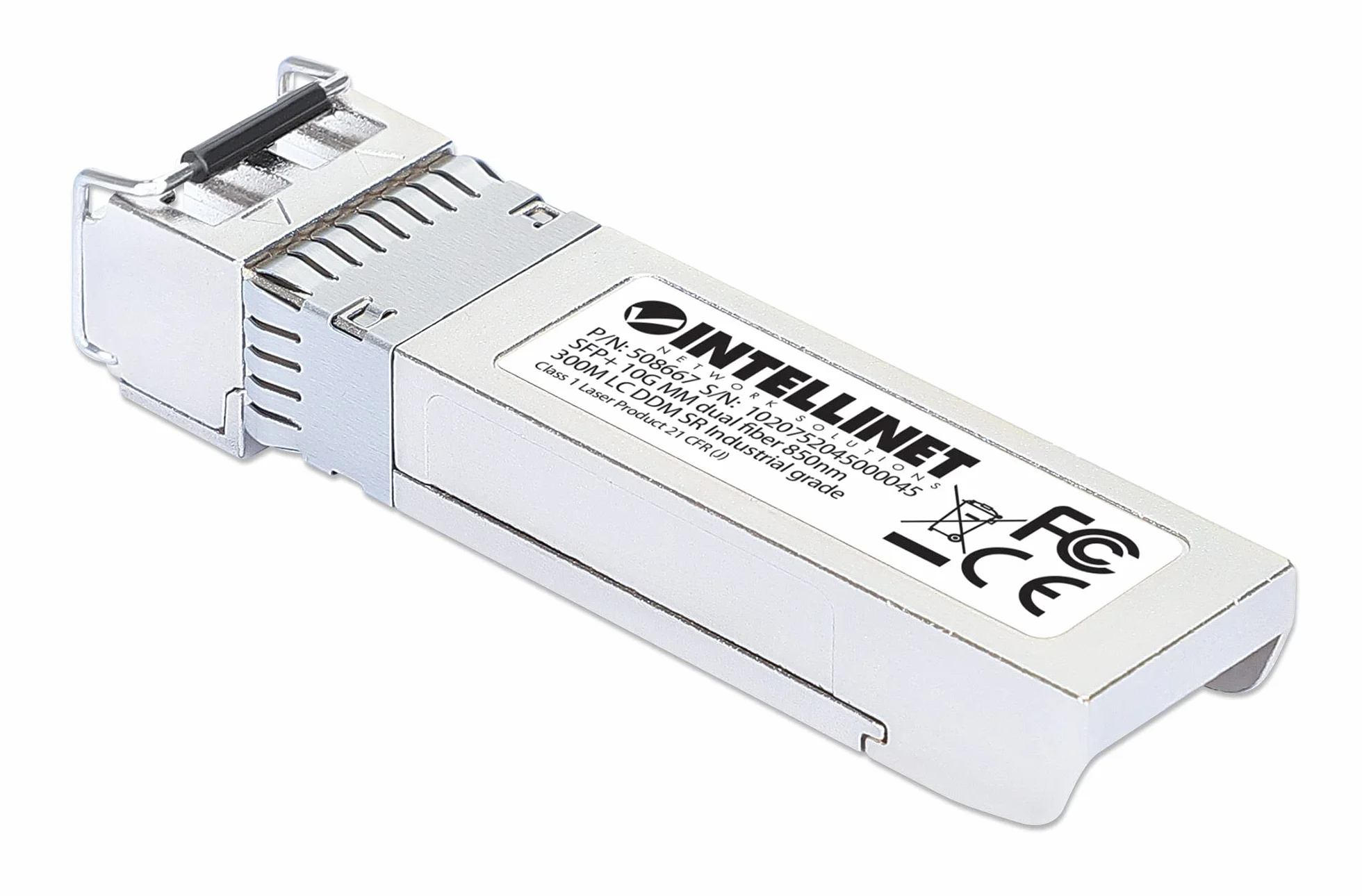 Intellinet 508667 SFP+ Transceiver Fibra Ottica Multimodale LC Duplex 10GBase-SR