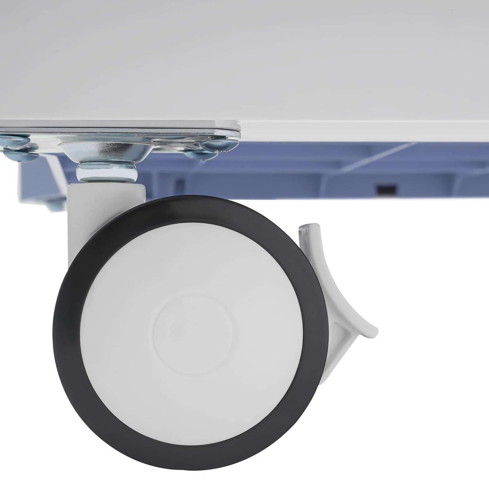Carrello medico Beauty Salon Trolley con 2 cassetti, carrello/carrello, carrello da lavoro e parrucchiere, 41 × 41 × 67 cm, blu