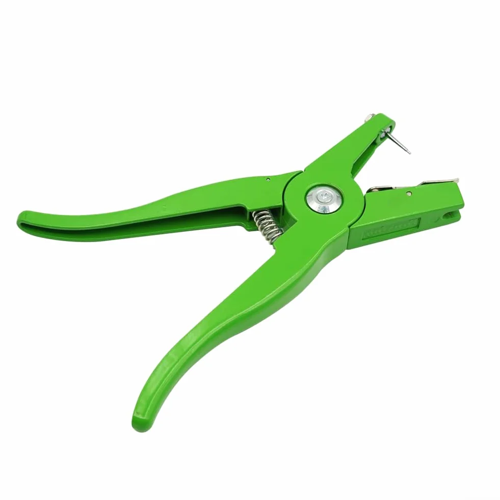Pinze applicatrici per etichette auricolari per bovini lega alluminio 100 etichette rosa 2 aghi