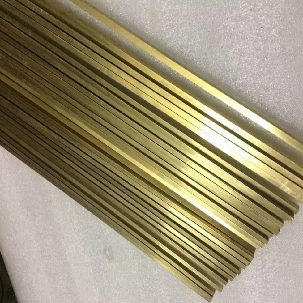 H59 barra quadrata in ottone ottone asta solida confezione da 2 pezzi lunghezza 250MM (6x6mm,250mm 2 pezzi)