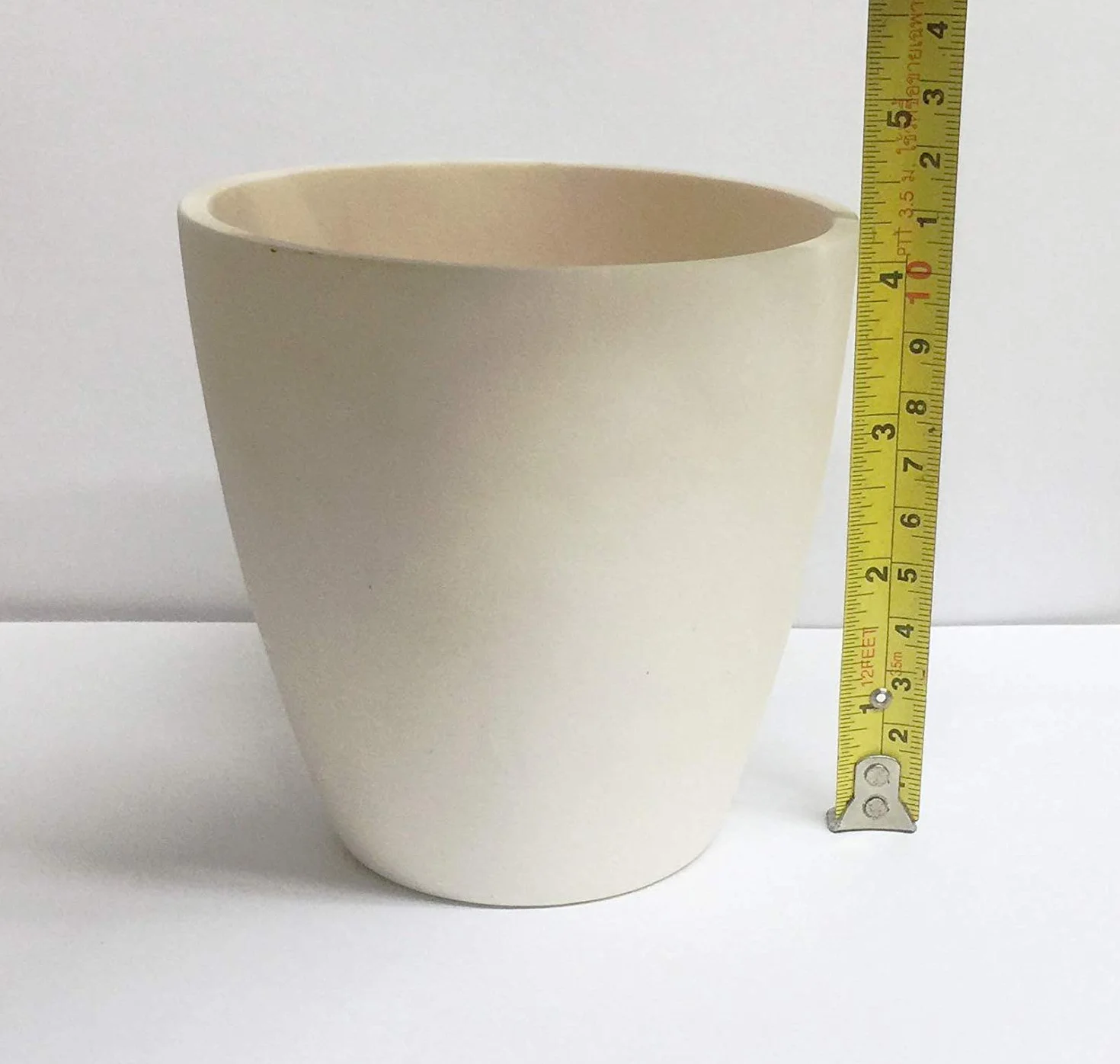 LLF 99,3% Crogiolo di allumina Al2O3 di analisi dell'ossido di alluminio del crogiolo di allumina per il laboratorio (500ml)