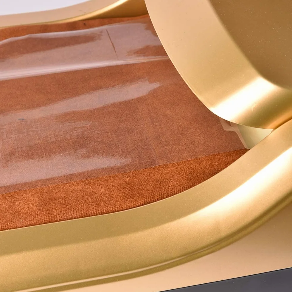 A.M.C. Amc Dispenser copriscarpe professionale Elegance, distributore automatico pellicola monouso 600 strappi, Oro