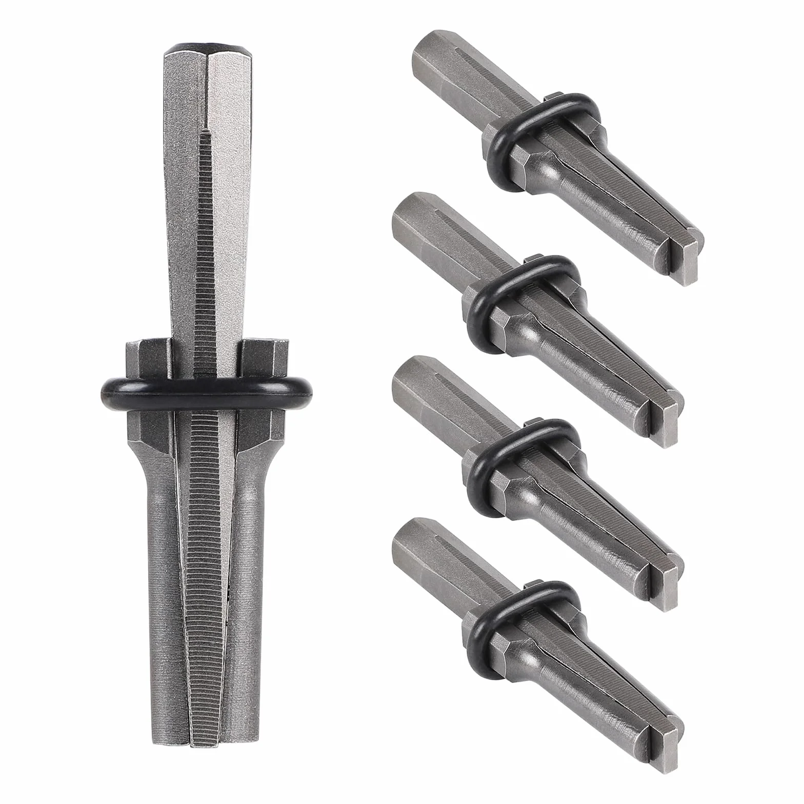 SWAWIS 5 Pezzi Cunei per Sspaccare le Rocce 16 mm Acciaio al Carbonio 105 mm per Tagliare Cemento Granito Marmo