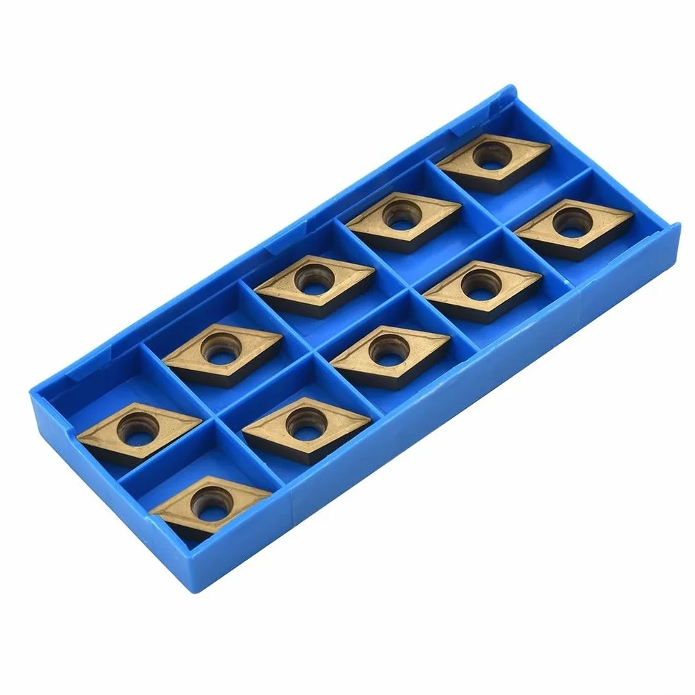 10 x DCMT11T304 HM YBC251 inserti in carburo per tornio