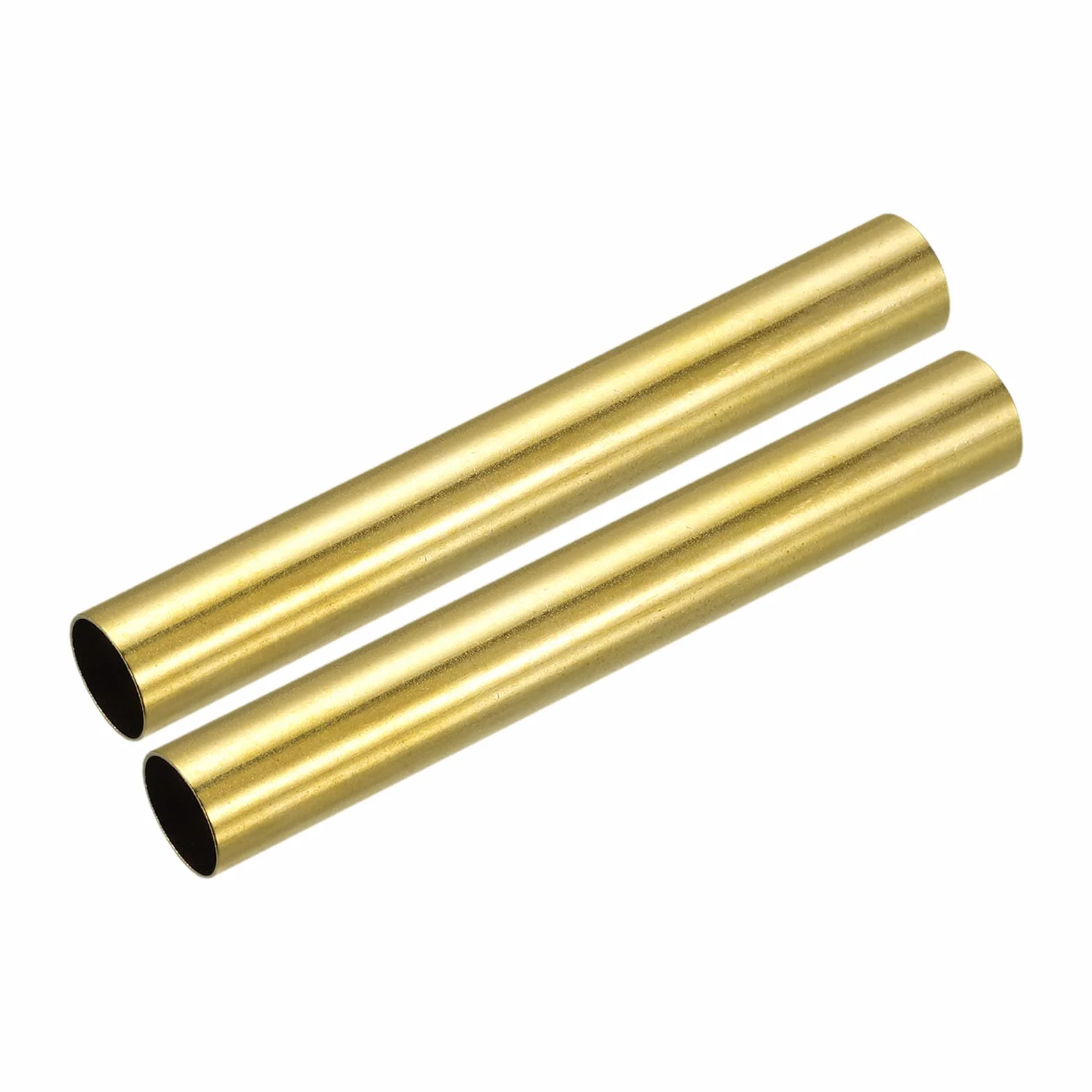 QUARKZMAN Ottone Tubo 14mm OD 0.5mm Parete Spessore 100mm Lunghezza Rotondo 2pz
