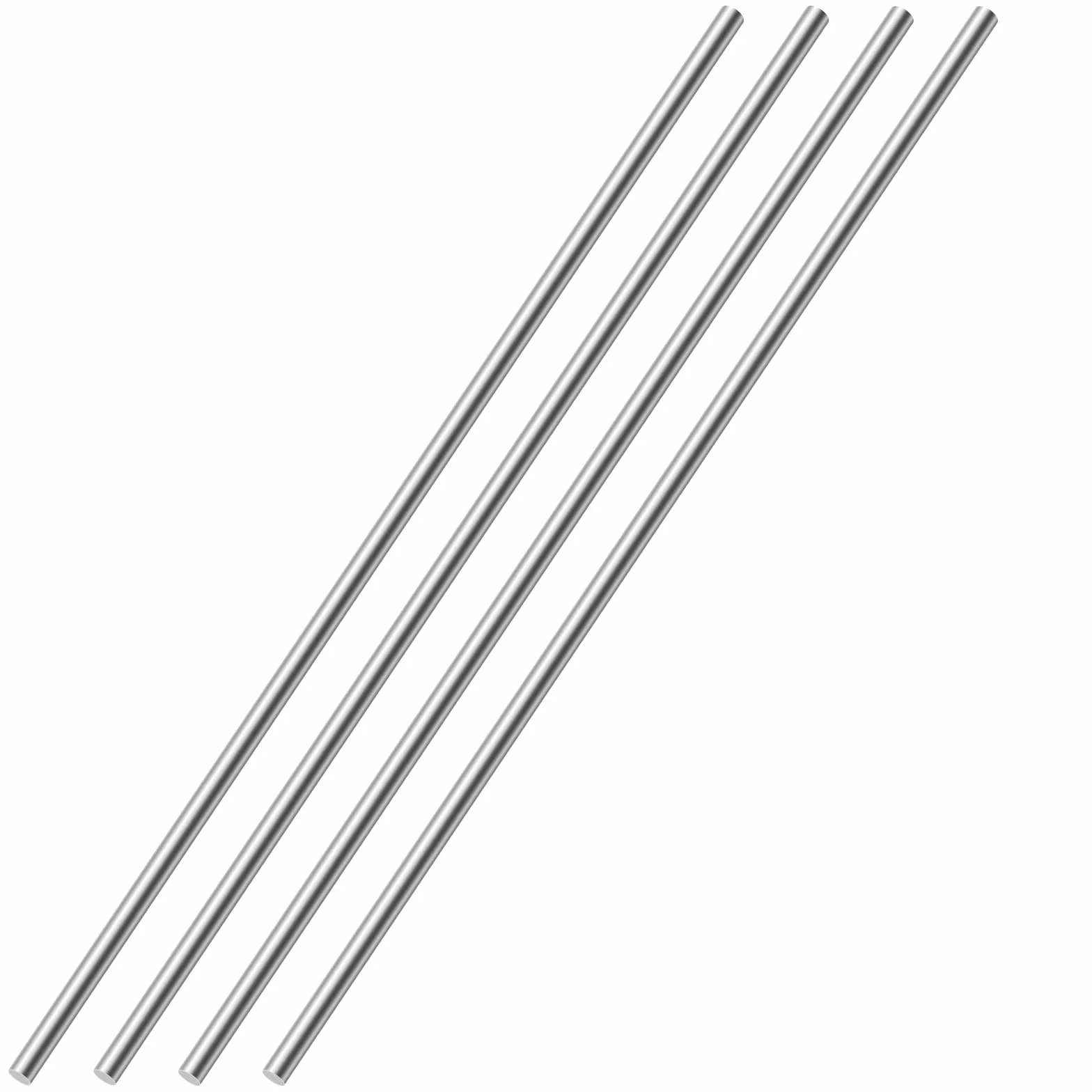 Aste Rotonde in Acciaio Inox 304 4mm 330mm 4 Pezzi per Fai da Te