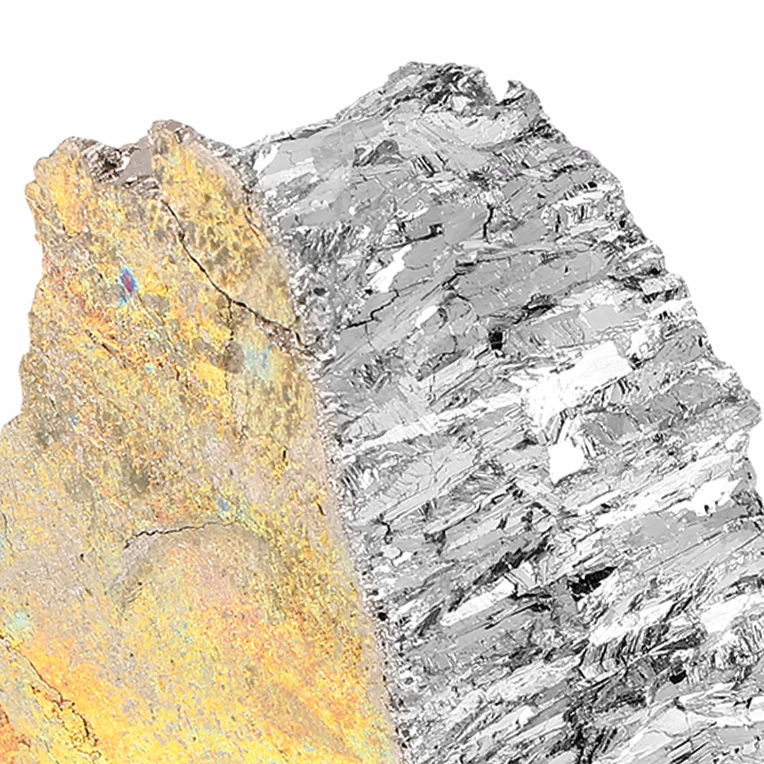 Bismuto 1 kg Lingotto 99,99% Cristalli Puri Densità 9,8 g/cm³ Punto di Fusione 271 ℃