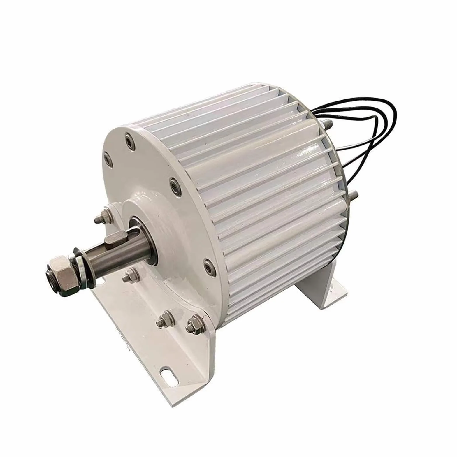 Turbina eolica, neratore elettrico ad alta efficienza 20000W 24V 48V 96V 120V Motore a turbina a basso numero di giri con alternatore a magnete permanente 20KW base(TAPER SHAFT_380V_20KW)