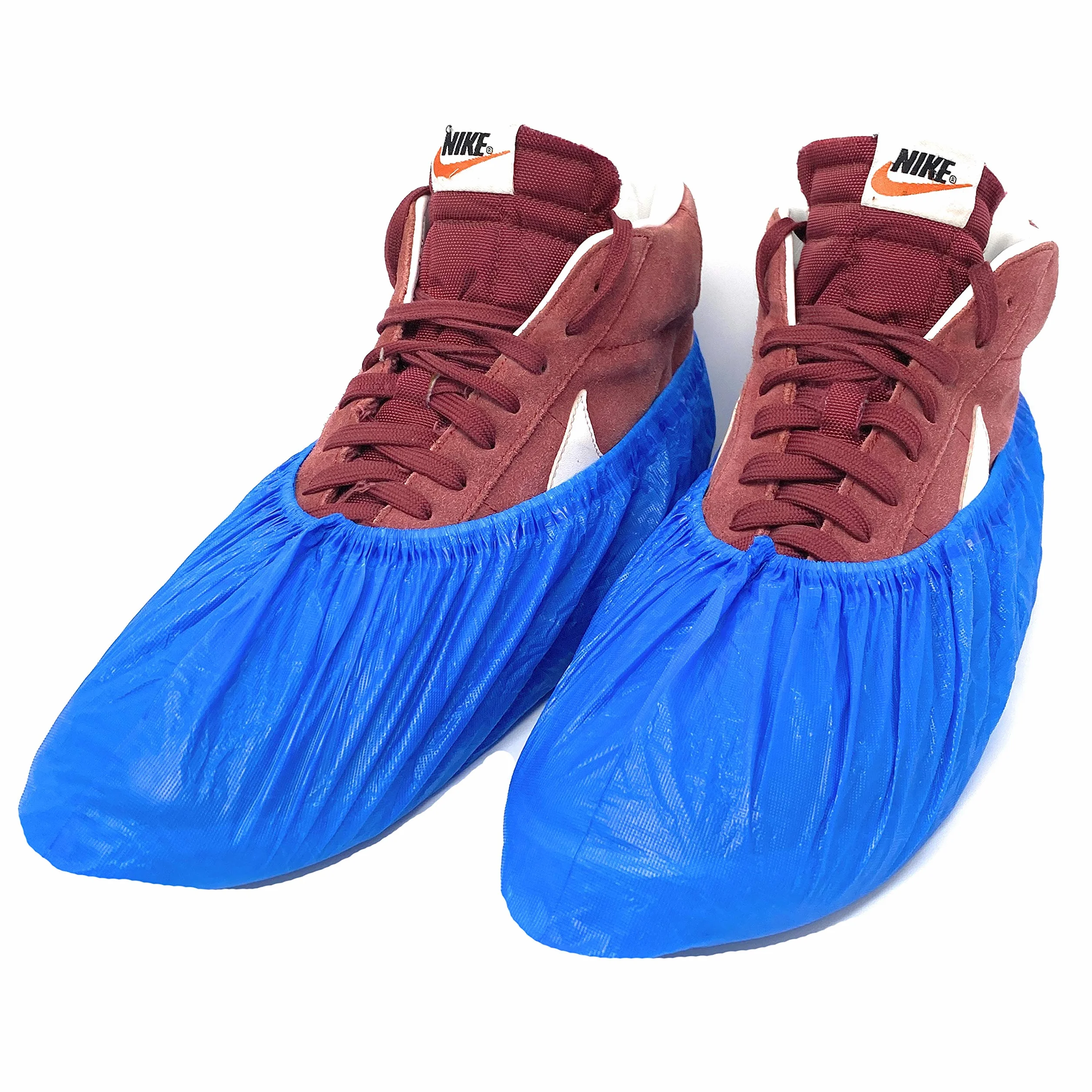 Copriscarpe Monouso CPE 4 gr. [400pz] DPI Dispositivi di Protezione Individuale Blu