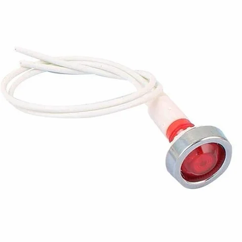 SEGNALATORE SPIA LUMINOSA 220V 230V ROSSO CON FILI
