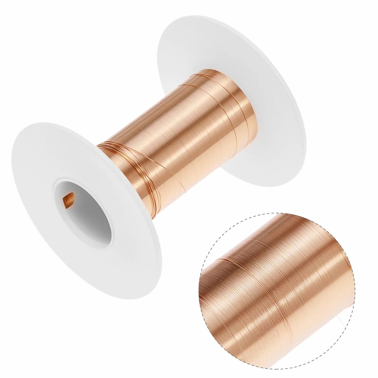 QWORK® Filo di Rame puro al 99,9%, 0.1 mm x 100 m, Filo di rame T2 per trasformatori, motori fai da te, artigianato
