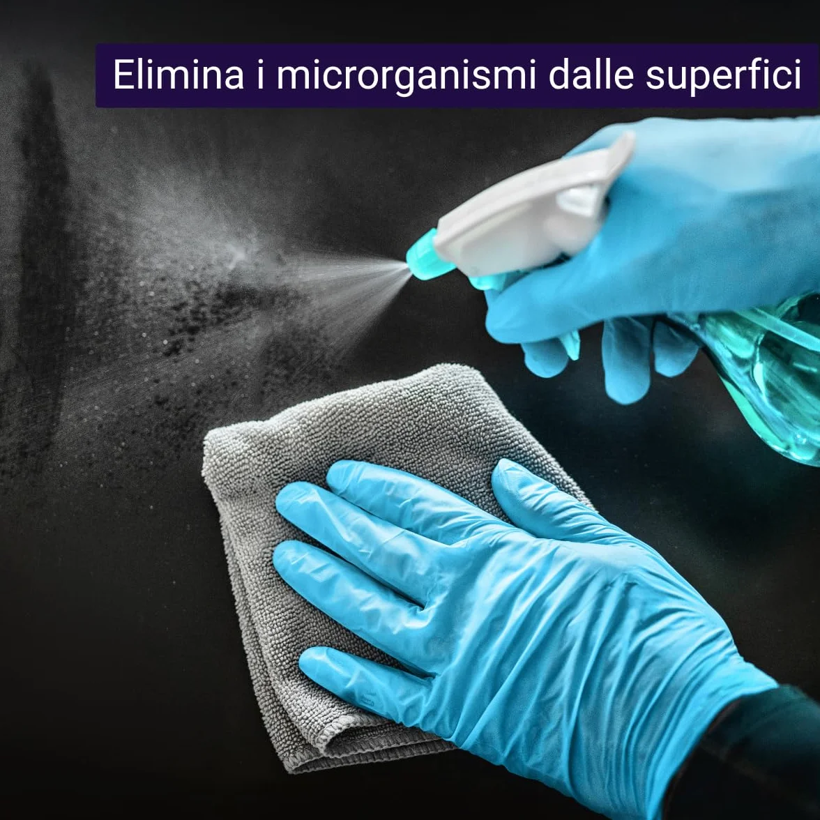 PIP BioSan Beauty Hair Igienizzante Antibatterico per Strumenti, No Risciacquo, Concentrato 2 FL.LT.1 pari a 60 LT