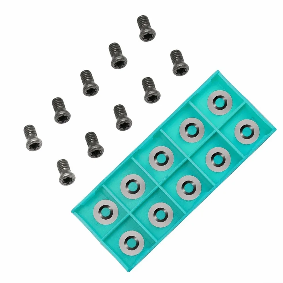 Inserti rotondi in carburo per tornio, diametro 12 mm, compatibili con Ci3 serie 6400, confezione da 10