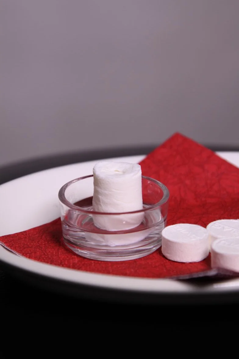 Rias Perfect Tissue 100 salviette a forma di compressa biodegradabili mini panni pressati
