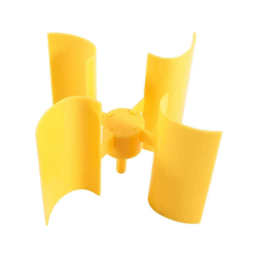 Kit fai-da-te Generatore eolico verticale Piccolo motore Pale eoliche Generatore Turbine Lame Breeze Generatore di elettricità