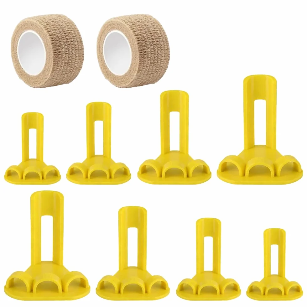 Tutore per Zampe di Pollo 8 Pezzi Correttore Gamba Allargamento Pulcini Supporto Zampe 2 Cinghie a Rotolo Uccelli