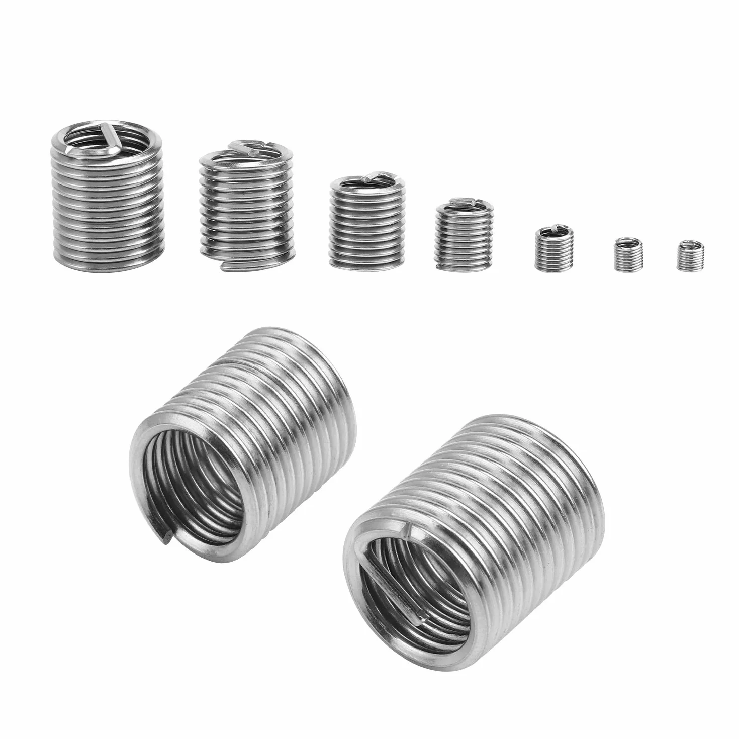 Inserti filettati Helicoil in acciaio inossidabile M3 M4 M5 M6 M8 M10 M12 105 pezzi