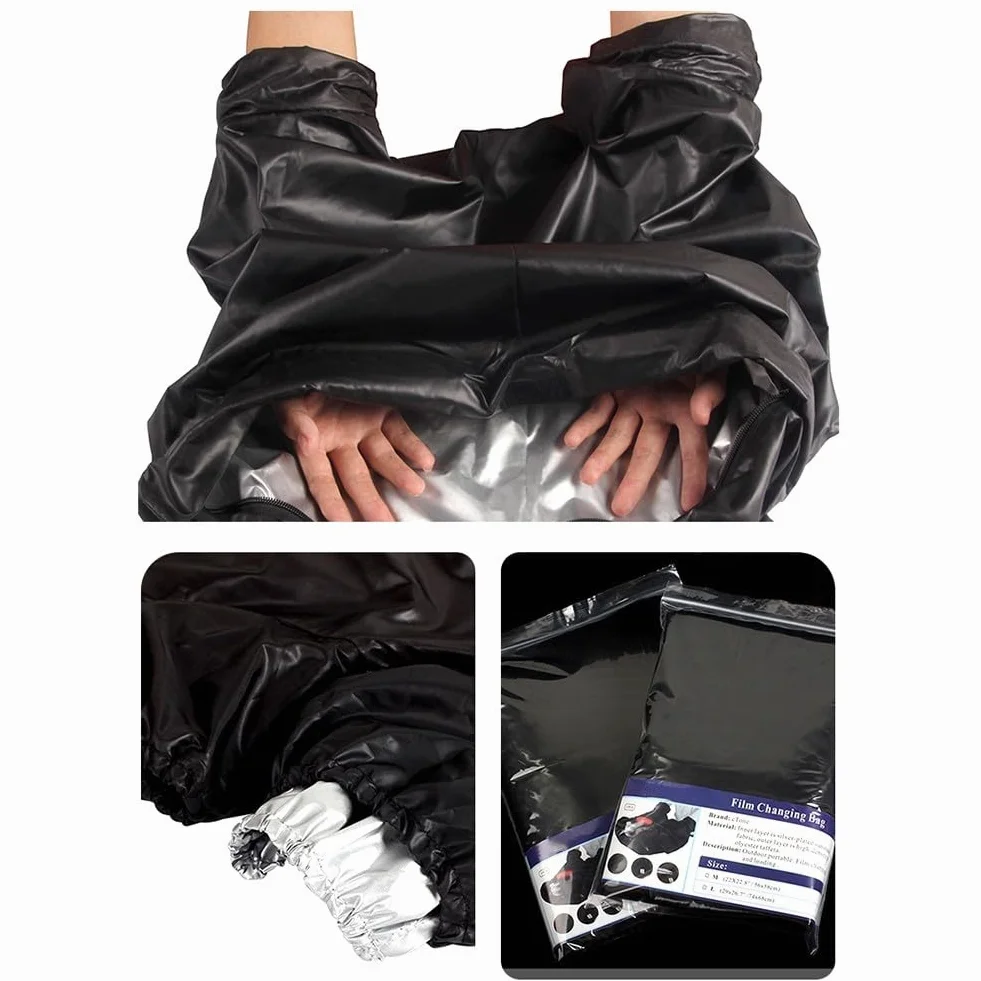 Darkroom Bag Borsa per cambio pellicola 56 x 57 cm nero L