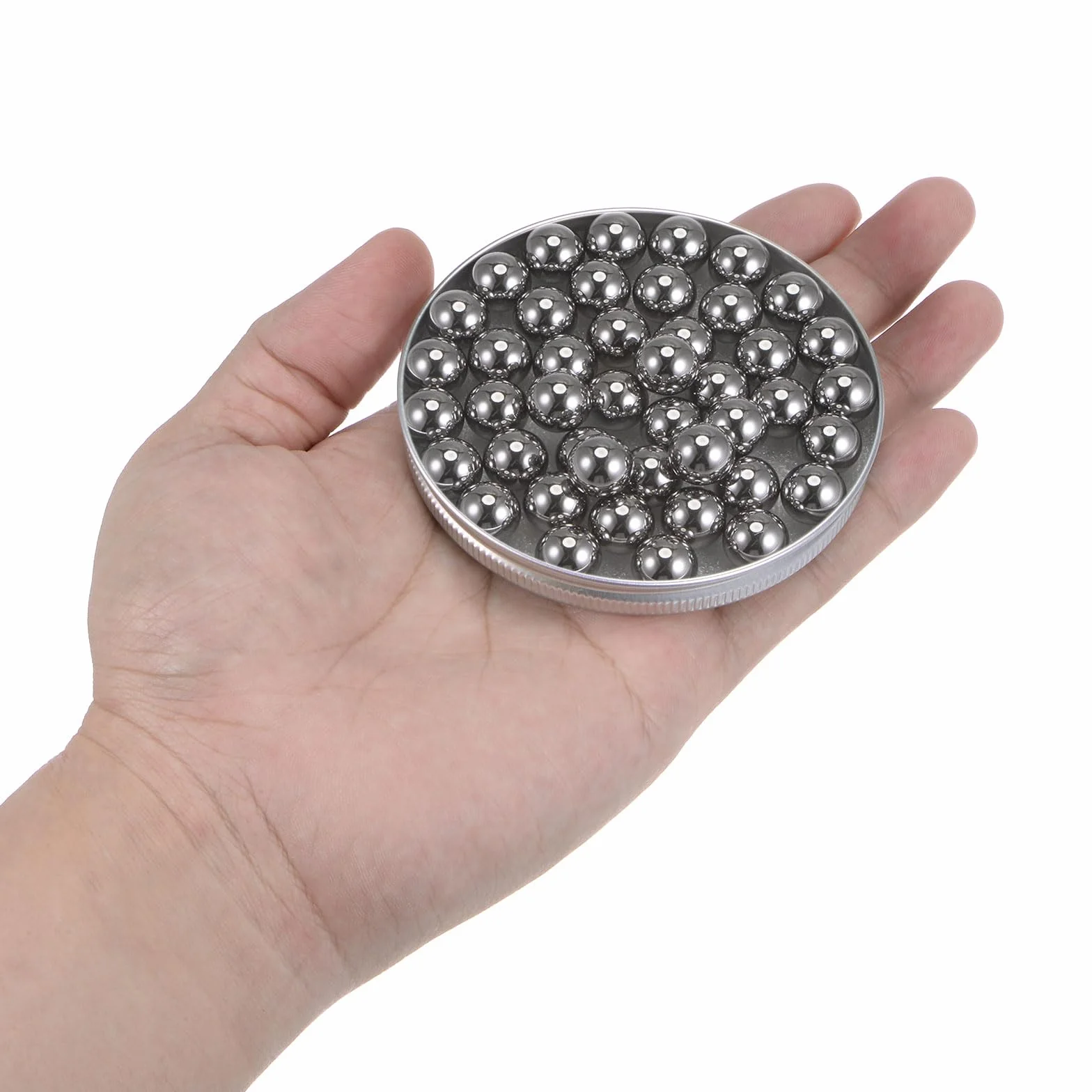 QUARKZMAN 25pz Precisione Sfere 11mm Diametro 304 Metallico di Precisione Cuscinetto a Sfera in Acciaio Inossidabile Sfere Acciaio Lucidi per Cuscinetti
