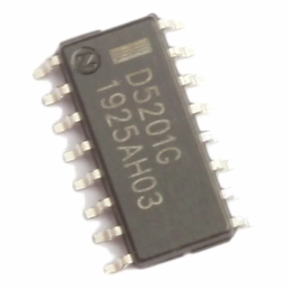 5 pezzi UPD5201G SOP-16 UPD5201 D5201G C-mos Quad Spst IC Chip
