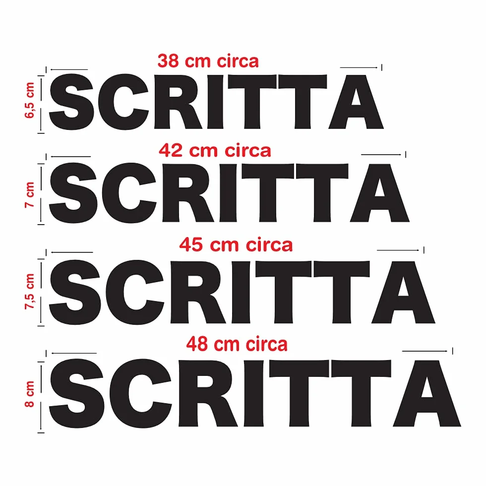 Scritte Adesive Personalizzate Multifunzione Circuito AUT AUT: Ideali per Vetrine e Muri, Sticker Menu in Vetrina, Decalcomanie Prespaziate Senza Fondo PVC Professionale