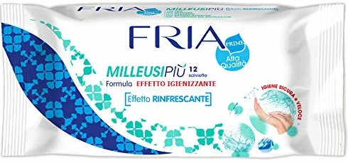 SALVIETTE IGIENIZZANTI FRIA 16 CONFEZIONI ALCOLICHE