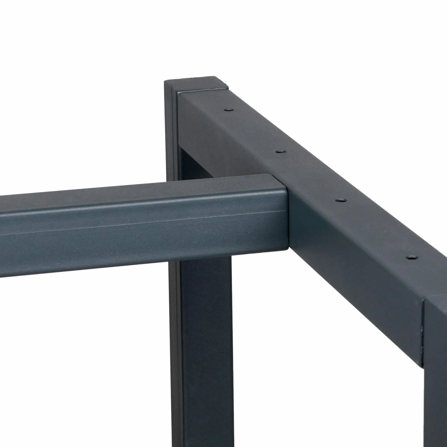 Wiltec Telaio per banco da lavoro in acciaio antracite-rosso, gambe per banco da lavoro, telaio per tavolo 175 x 57 x 81 cm