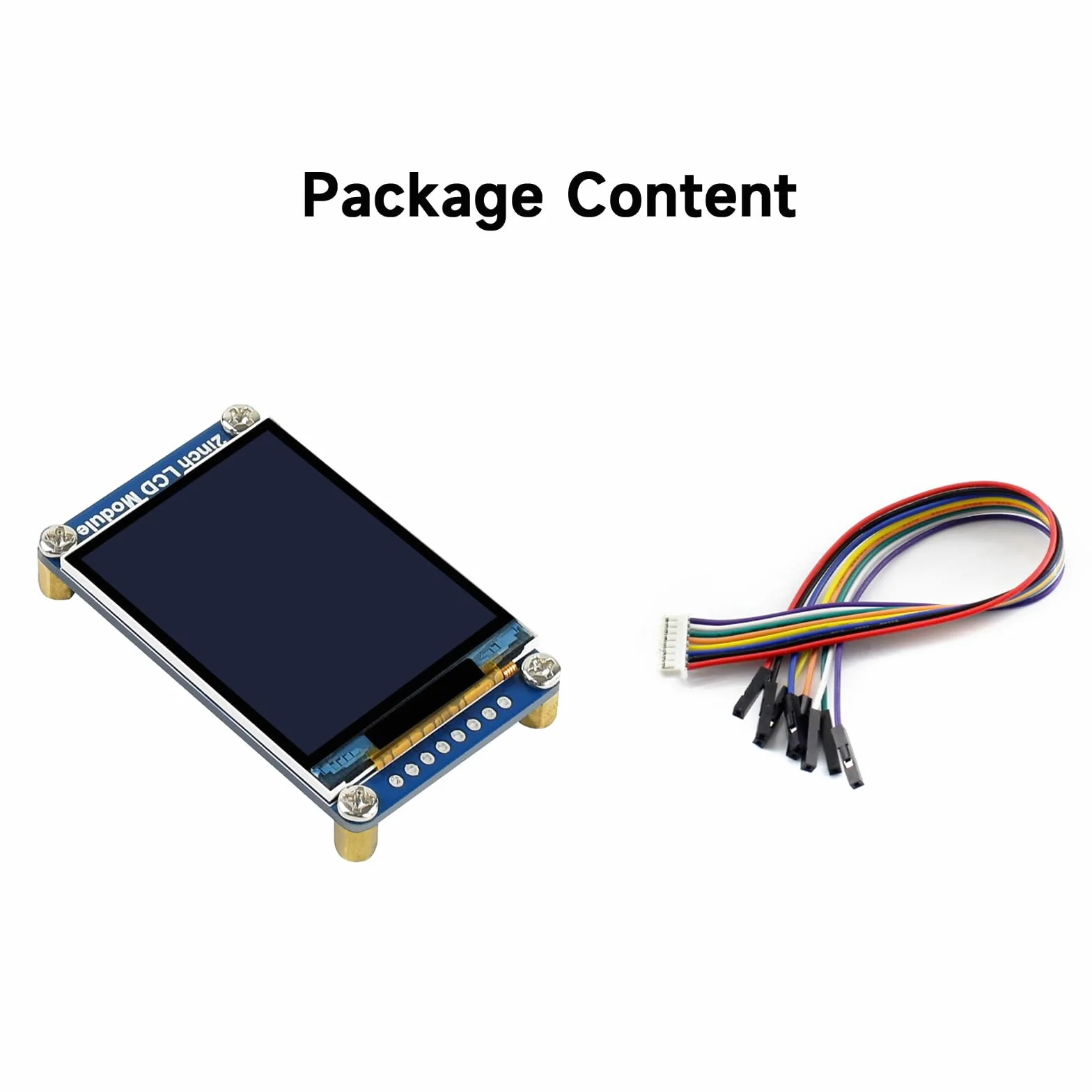 Waveshare 2inch LCD Module, 240×320 Resolution, IPS Display, with SPI Interface
