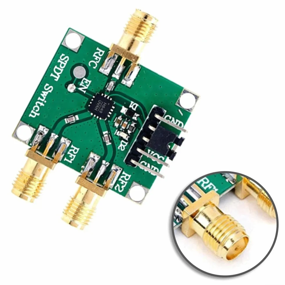 Modulo interruttore RF SPDT HMC349 HMC849 4GHz 6GHz alto isolamento 50 Ohm SMA 2,5 x 3 cm
