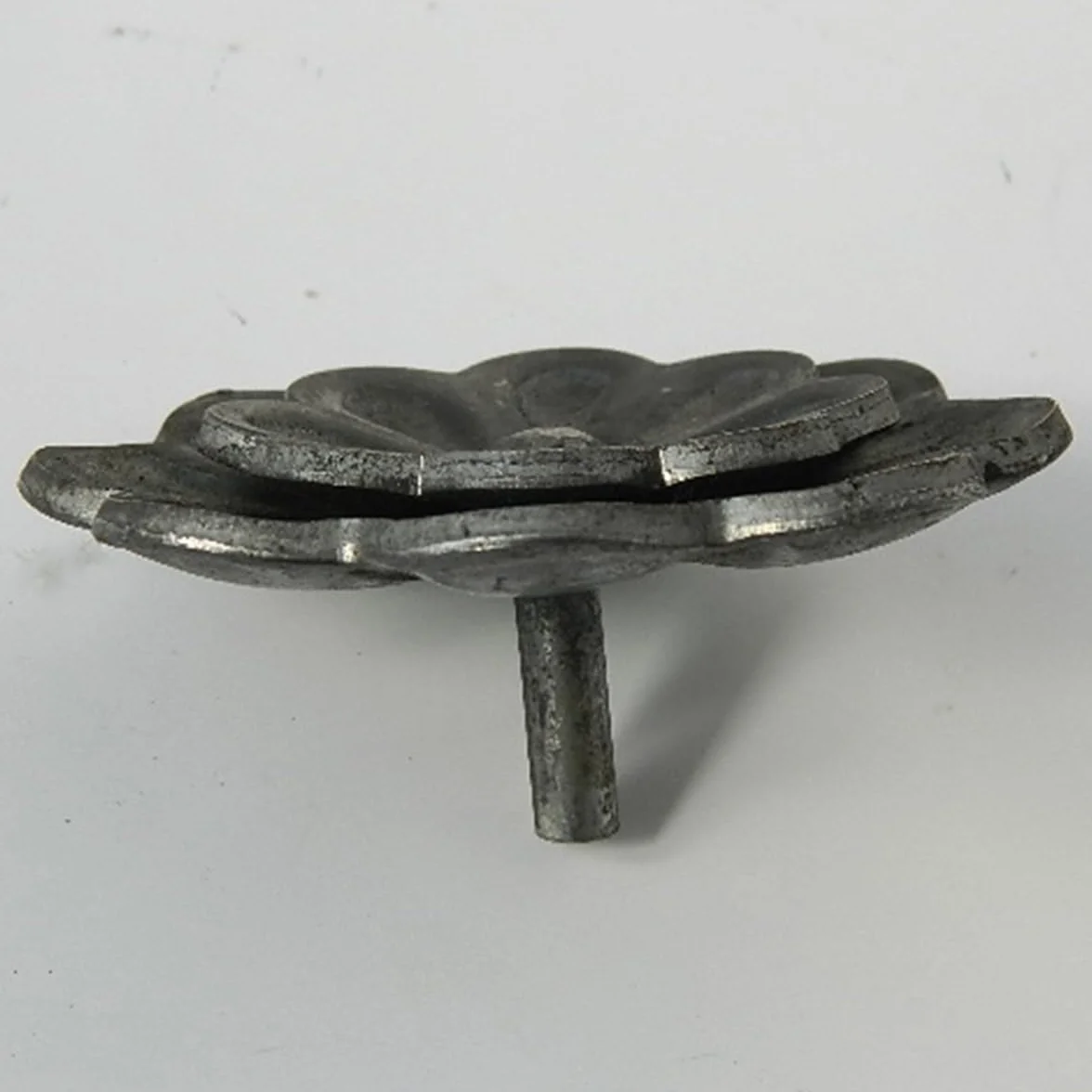 Fiore decorativo in ferro battuto Ø 95 mm spessore 4 mm Set 2 pezzi Made in Italy
