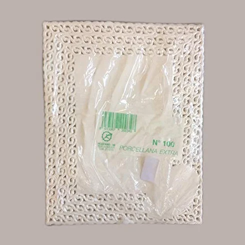 Lucgel Pizzi Centrini Sottotorta di Carta Antigrasso Rettangolari 400x500mm - 50 pezzi -
