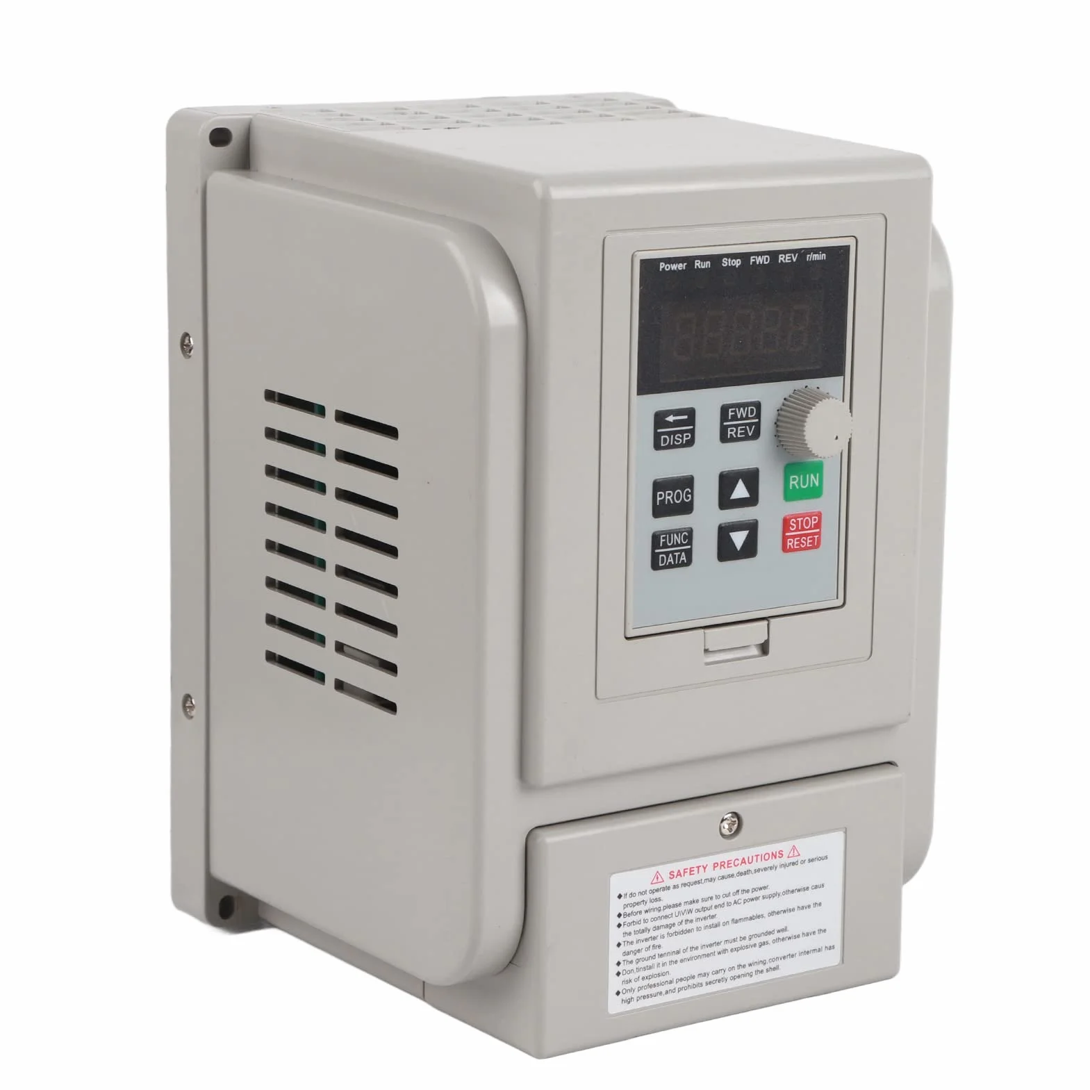 Inverter di frequenza, Azionamento monofase con alto intervallo coppia ampia regolazione velocità motore monofase asincrono 1 5 kW 220 V installazione semplice dissipatore calore