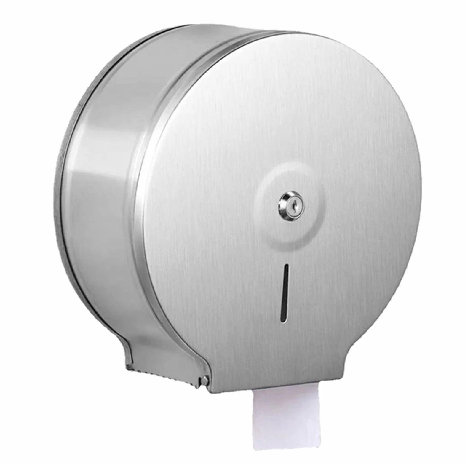 Porta Asciugamani e Carta Igienica in Acciaio Inossidabile, Dispenser Fazzoletti Impermeabile con Finitura Satinata, Porta Rotolo da Bagno con Accessori